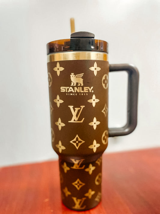 Brown + Gold Cup
